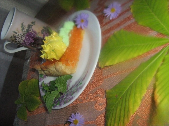 Пирог с тыквой и свежим имбирем