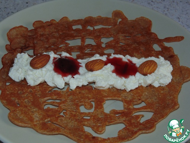 A La Sicilian crepes with ricotta