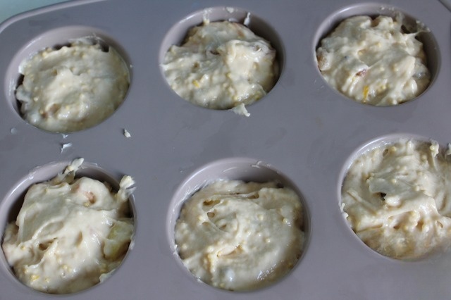 Muffins with millet and Apple