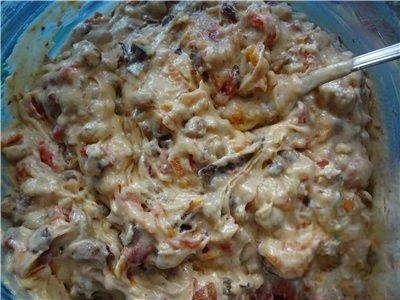 Кекс с орехами и сухофруктами