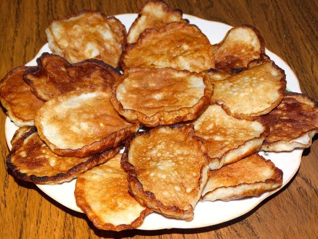 Оладьи с бананом 