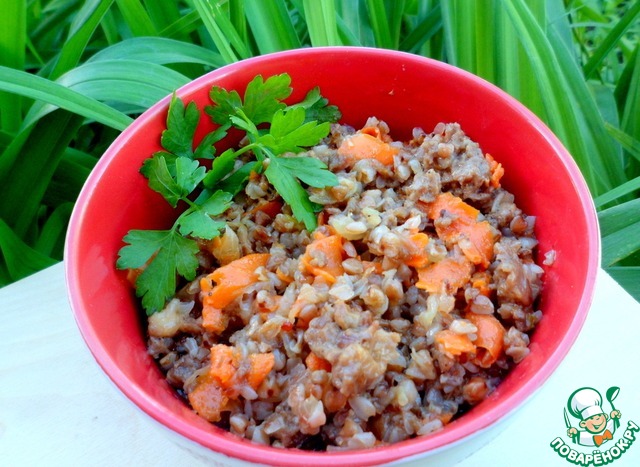 Buckwheat with stew's country