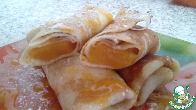 Pancakes with sea-buckthorn jelly 