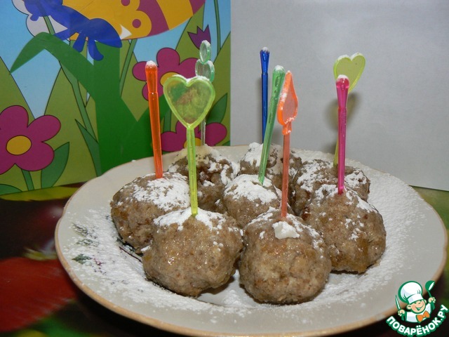 Pea-rye cake-pop