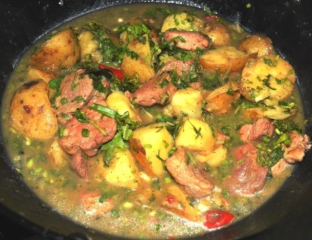 Chakapuli pork