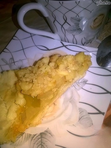 Яблочная галета с мандаринами