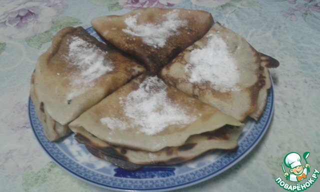 Crispy thin buttermilk pancakes