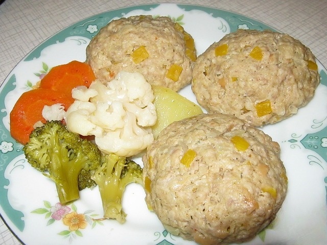 Chops with pumpkin for a couple