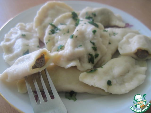 Dumplings with liver