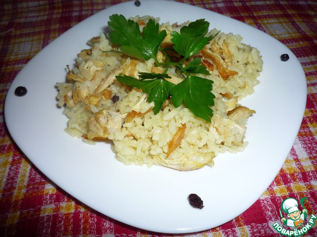 Tavuklu risotto