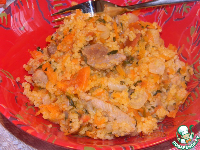 Рагу с кус-кусом и свининой
