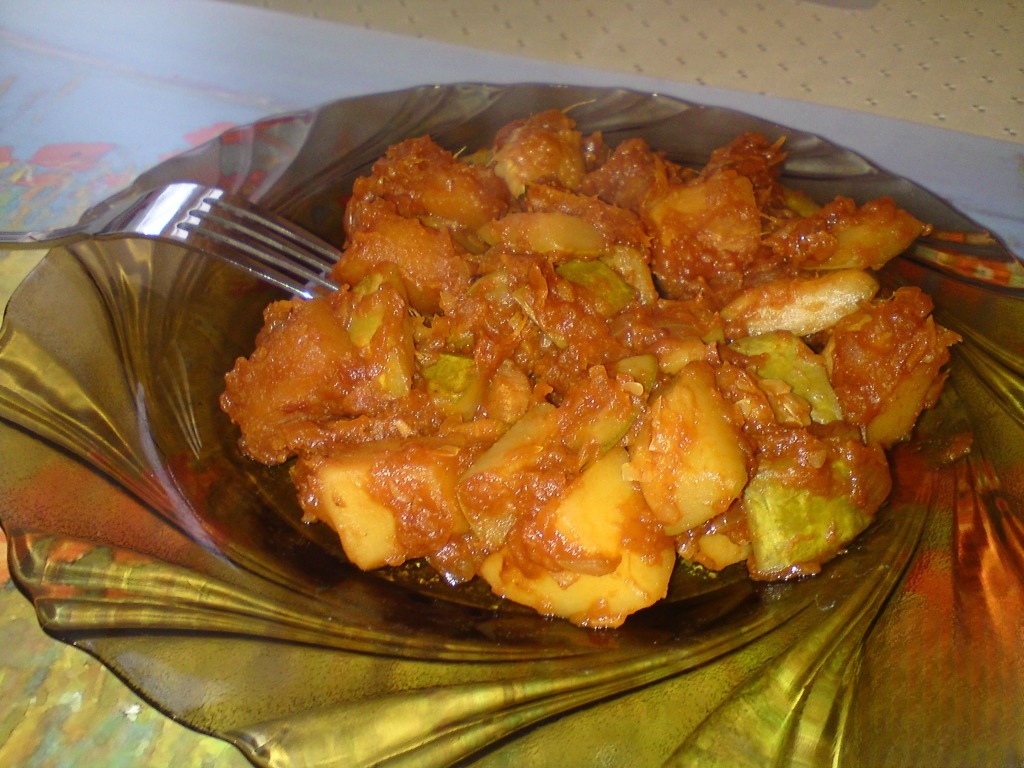Sautéed with pumpkin