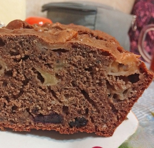 Яблочно-маковый кекс