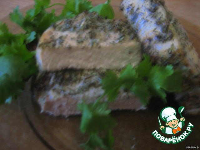 Маринованная свинина, приготовленная на гриле