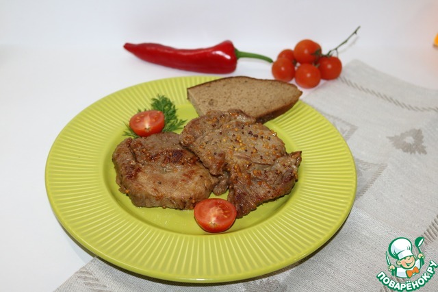 Свинина в апельсиново-горчичном соусе