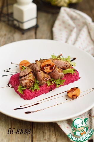 Duck breast with cous-cous