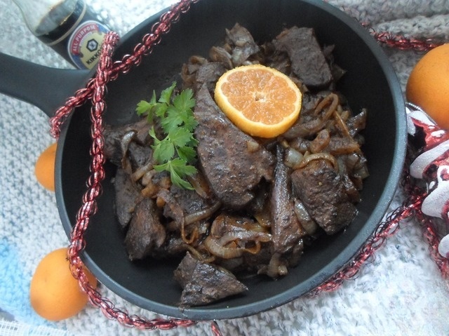Liver onion-citrus