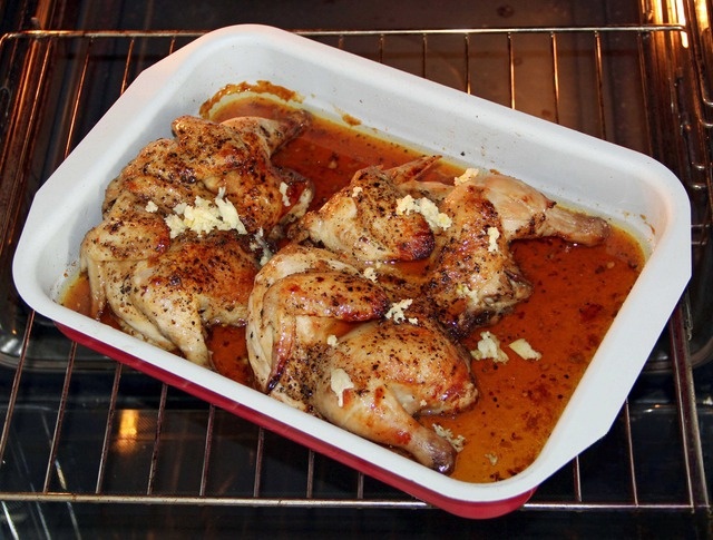 Цыплята в медово-соевом соусе