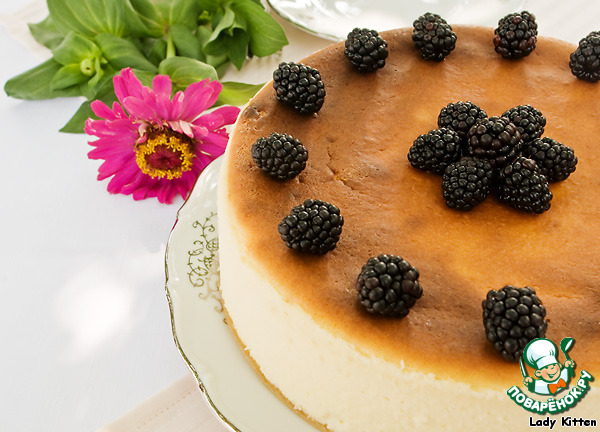 Cheese cake with white chocolate