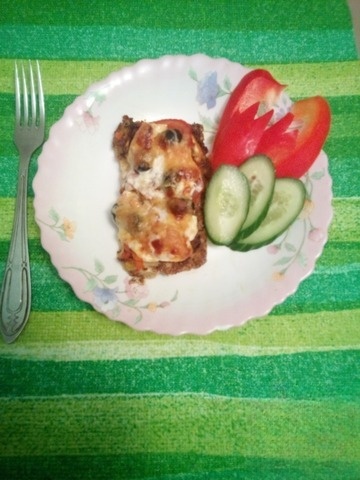 Cod fillet with vegetables