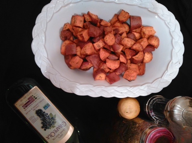 Baked sweet potato 