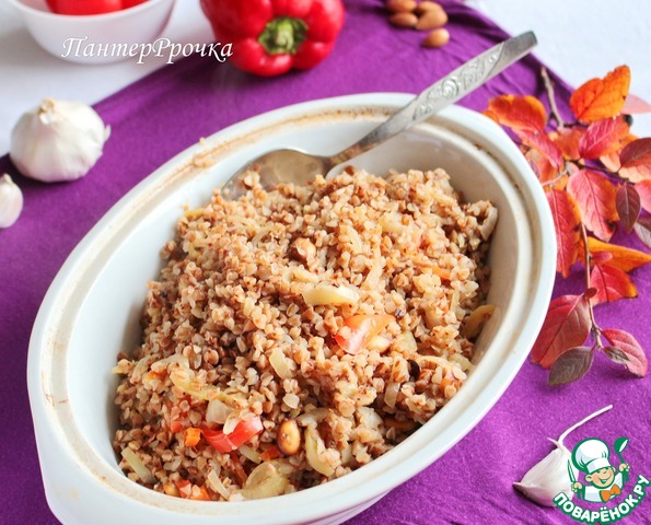 Buckwheat porridge with almonds 