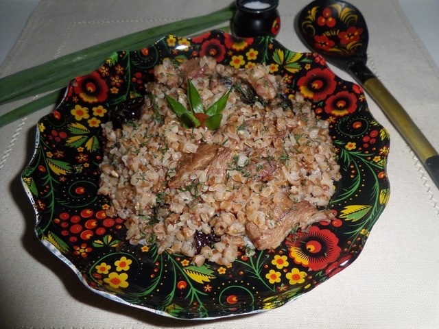Buckwheat in a pot