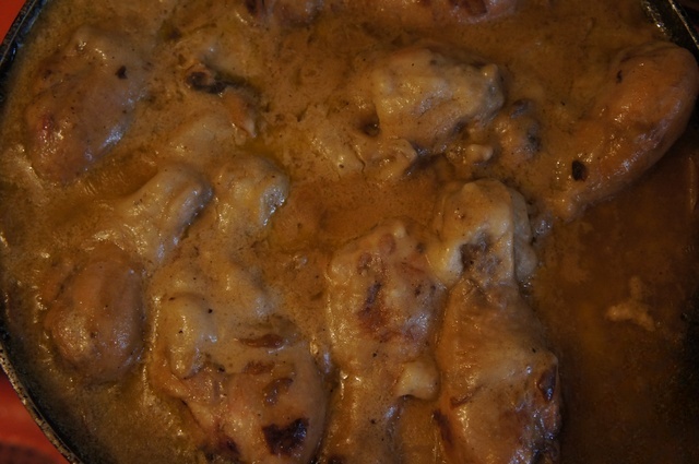 Курица в креме по-итальянски