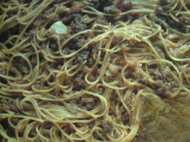 Spaghetti at home