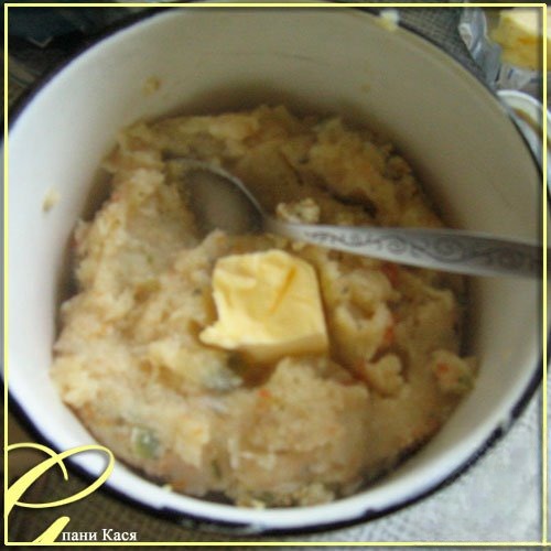 Пюре куриное с овощами