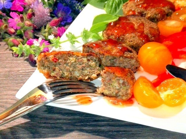 Patties of Turkey hearts