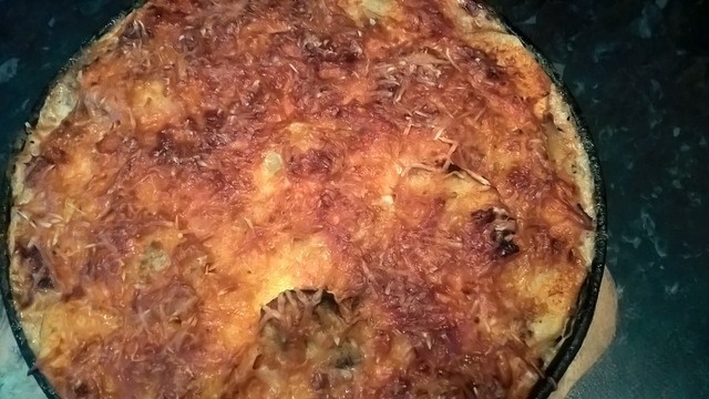 Картофельная запеканка с мясным фаршем