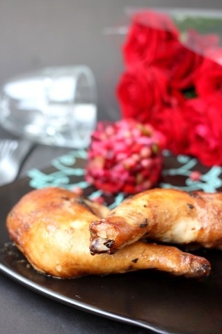 Куриные окорочка, маринованные с тархуном