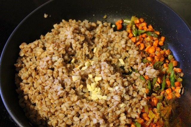 Buckwheat with vegetables