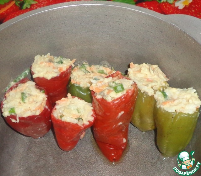 Stuffed peppers with fish