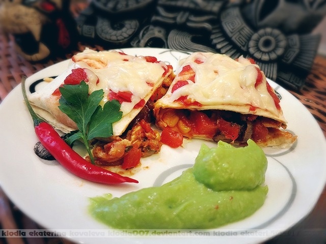 Буррито с курицей