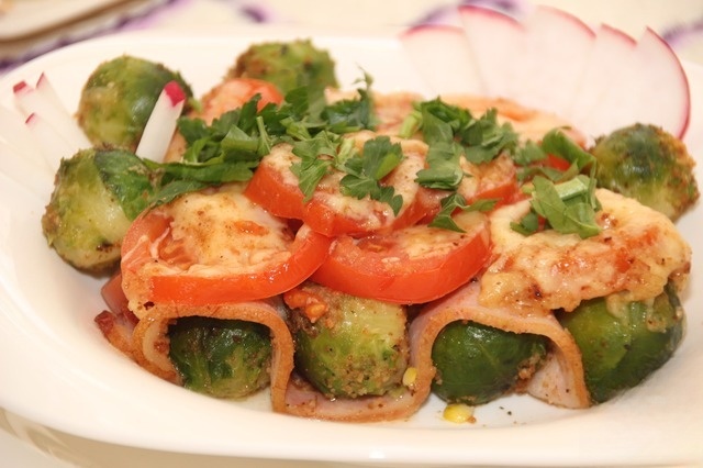 Brussels sprouts baked