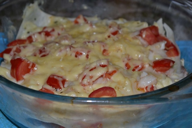 Lasagna with minced meat