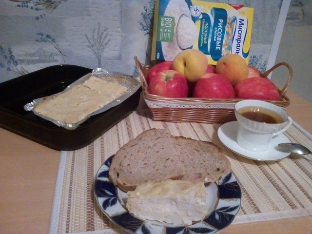 Куриное суфле с рисовыми хлопьями