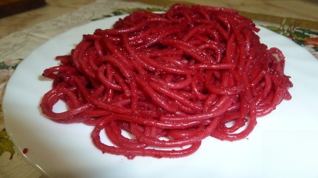 Delicious spaghetti