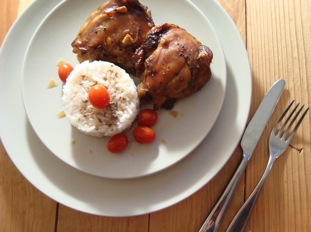 Куриные бёдрышки запечённые