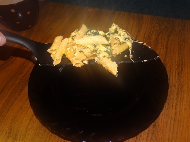 Запеканка с макаронами на сковороде