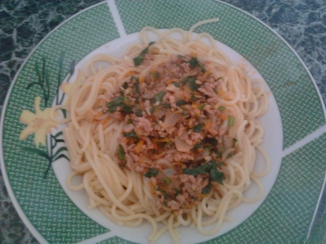 Gravy of minced meat