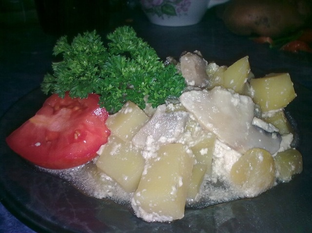 Chicken fillet with zucchini