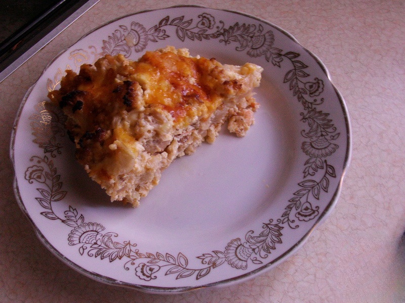 Запеканка из цветной капусты с креветками