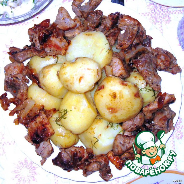 Картошка с фенхелем