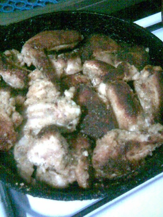 Chicken with garlic sauce