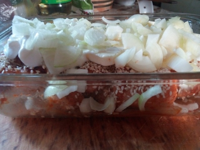 Chicken fillet in the oven