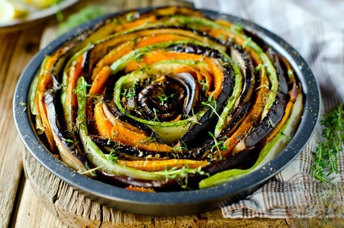 Spicy rose of vegetables