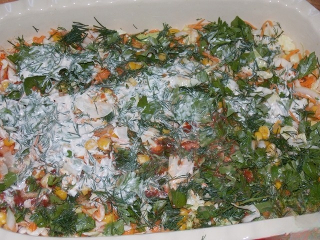 Запеканка с пшеном и овощами